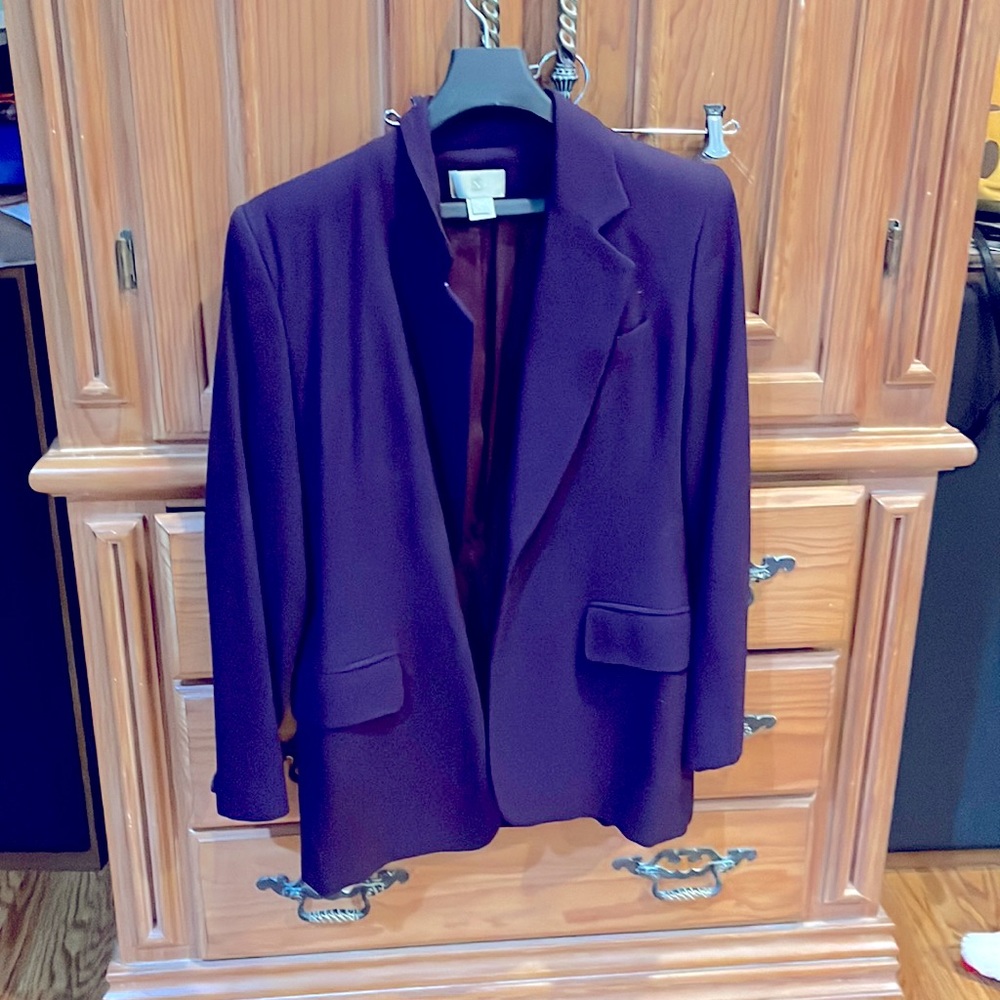 Classic wool blazer.